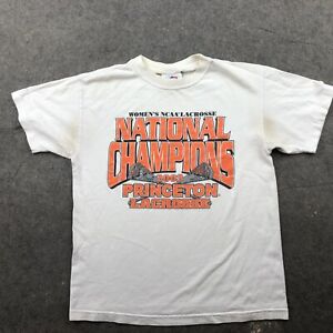 Vintage Princeton University Tigers Shirt Mens Medium Lacrosse National Champs