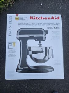 Brand New Sealed Kitchen Aid Pro 5 Plus Mixer - Black- KV25G0XOB