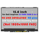4K UHD LCD Touch Screen Assembly for Dell Inspiron 15 7506 P97F003 B156ZAT01.0