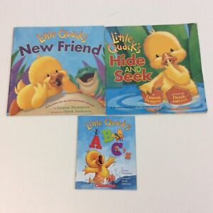 Little Quack Lauren Thompson Preschool Kindergarten 3 Picture Book Lot