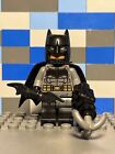 Lego Batman Minifigure Dark Gray Textured Suit sh437 Justice League 76086 Lot