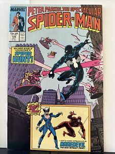 Spectacular Spider-Man #128 (1987) Black Cat debuts New Costume.