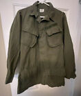 1970 Vietnam Jungle Jacket Shirt OG-107 Rip Stop W/R Poplin Cotton Small Short