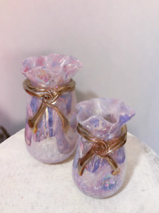 Glass Vase - Glaze Money Bag