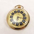 Parts or Repair, Vintage HERITAGE Pendant Watch, gold tone,round classic wind up