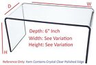 T'z Tagz Any 6-Inch-Deep Clear Acrylic Riser Display Stand New 2 Pack Variation