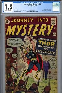 Journey Into Mystery #84 CGC GRADED 1.5 -second app. Thor- 1st app. of J. Foster