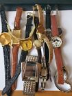 Ladies wrist watch lot of 13 Various Brands as/is WATCHES Multicolor