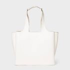 Modern Work Tote Handbag - A New Day Off-White
