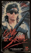 Game Of Survival. VHS. Rare! Action. Rae Don Home Video. Cult Classic.