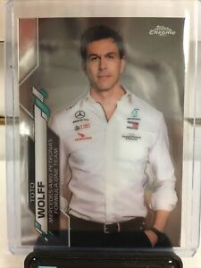 2020 Topps Chrome Formula 1 Toto Wolff Mercedes AMG CEO F1 #98