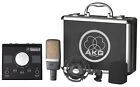 AKG C214 Studio Condenser Microphone Recording Mic+Mackie Big Knob Controller