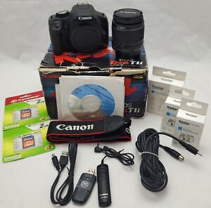 Canon EOS Rebel T1i DS126231 15.1MP DSLR Camera &18-55mm IS Lens ~Mint Condition