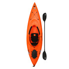 Lancer 10 Ft Sit-Inside Kayak, Orange Fishing Kayak 275Lbs-Cap, HDPE (90817) USA