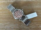 Michele Michele Csx 36 Tiger Diamond Dial Stainless Steel Watch Mw03t00a0985