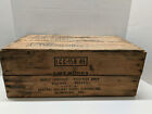 Vintage Railway Fusee Fireworks Wood Shipping Crate Box Hammond Indiana 1941