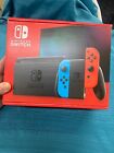 Nintendo Switch OLED 64GB Neon Red Blue Joy-Con 2021 BRAND NEW Factory Sealed