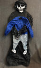 Adult Grim Reaper Inflatable Pick Me Up Costume Scary Halloween Fancy Dress NWOT