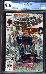 AMAZING SPIDER-MAN #315 CGC 9.6 WHITE PAGES // VENOM + HYDRO-MAN APPEARANCE 1989