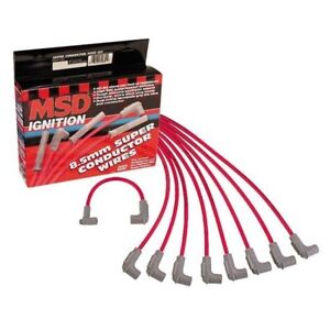 MSD 31239 8.5mm Universal Spark Plug Wires Set, 90 Degree Boot