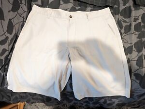 Adidas Golf Shorts Men's Size 38 White Climacool Flat Front