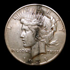 KEY DATE 1934-S PEACE SILVER DOLLAR OLD U.S. TYPE COIN