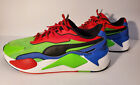 PUMA RS-X3 Tailored 373418-01 Green Red Sneakers Mens Size 11 Fluo Green