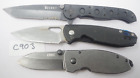 Lot of 3 CRKT M16-10KZ Piet Squid Carson Burnley Columbia River Pocket Knives