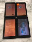 CR@CKED GL@SS/LCD- LOT OF 4 AMAZON KINDLE FIRE 7 (7th GENERATION)SR043KL TABLETS
