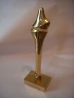 MAY MARX ABSTRACT CANADIAN POLISHED BRONZE SCULPTURE SIGNED