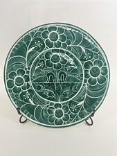 Intricate Hand Painted Vintage Mexican Tonola Pottery Art, Platter/Wall Charger
