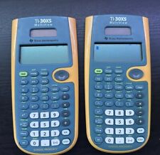 Texas Instruments TI-30XS MultiView Scientific Calculator Yellow Tested Set Of 2