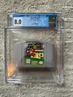 Super Mario 64 (Nintendo 64, 1996) N64 Not for Resale Cartridge CGC 8.0