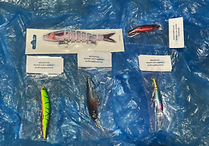 * ASSORTED FISHING CRANKBAIT LURES * LOT OF 5 *