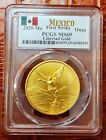2020 MEXICO 1 OZ GOLD LIBERTAD PCGS MS69 FIRST STRIKE (MEXICAN FLAG)