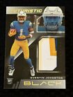 2023 Panini Black Quentin Johnston SSP Gold Futuristic Rookie Patch /10 Chargers