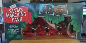 Vtg NEW 1992 Santa’s Marching Band Mice Mr. Christmas 16 Bells  35 Songs-Works