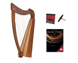 Roosebeck Harp w/ Chelby Levers, Extra Strings, Tuning Tool and Play Book