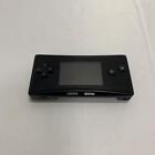 NINTENDO Gameboy Micro Handheld Game Console Only Black Operation Confirmed
