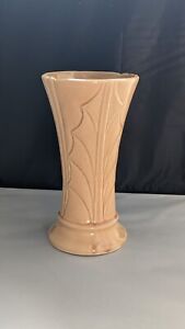 Vintage Unmarked McCoy Pottery Beige Leaf 8