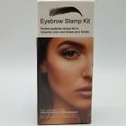 Eyebrow Stamp Kit With 2 Brushes 20 Eyebrow Stencils Brown & Brunett Exp 10/24