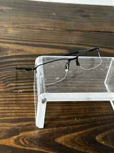 Oakley Socket 5.5 OX3218-0156 Men's Polished Black Half Rim Eyeglasses Frame 140