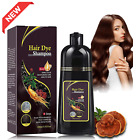 Natural Brown Hair Dye Shampoo for Women Magic Instant 3 in 1 Hair Color Shampoo