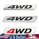 New Metal 4WD Emblem Car Fender Trunk Tailgate Badge Decals Sticker 4WD 4X4 SUV