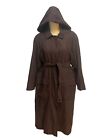London Fog Brown Suede Trench Coat Women's Medium Petite Removable Lining & Hood