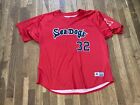 Daniel McGrath Game Used Portland Sea Dogs Red BP Alternate Jersey Red Sox