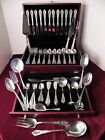 WALLACE ROSE POINT STERLING SILVER FLATWARE SET 137 PIECES NO MONOGRAMS