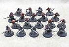 40k Chaos Space Marines CHAOS CULTISTS x19 Part Painted CSM GW 16444
