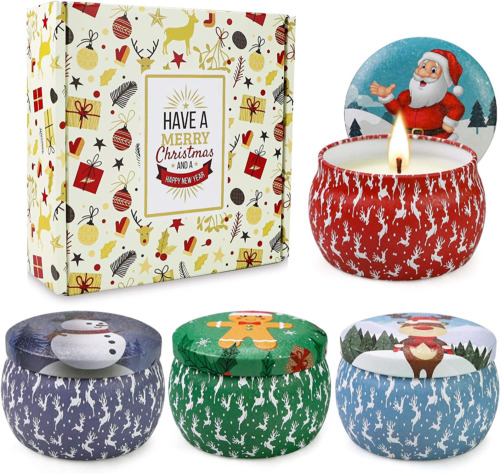 Christmas Scented Candles Gifts Set for Women,Aromatherapy Candles for Home...