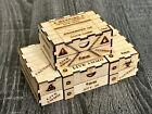 Wood Ammo Box Crate Laser Engraving 9mm Brand New